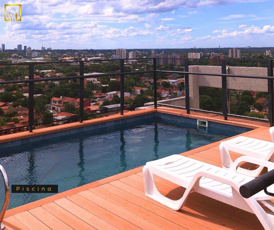 Departamento 1 dormitorio con piscina y parrilla Departamento 1 dormitorio con piscina y parrilla