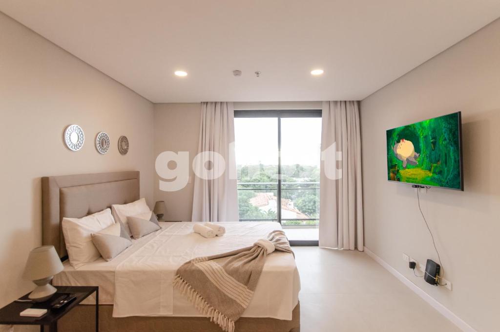 Luminous loft close to Shopping Mcal Lopez